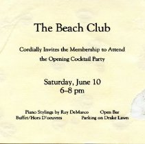 Bavicchi Ephemera Collection, June, 1989.