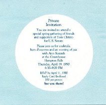 Bavicchi Ephemera Collection, March-April, 1990.