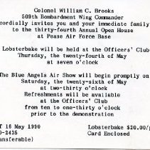 Bavicchi Ephemera Collection, May-June, 1990.