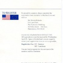 Bavicchi Ephemera Collection, May-June, 1990.