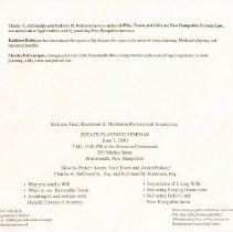 Bavicchi Ephemera Collection, May-June, 1990.