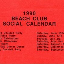 Bavicchi Ephemera Collection, May-June, 1990.