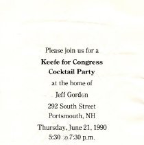 Bavicchi Ephemera Collection, May-June, 1990.