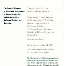 Bavicchi Ephemera Collection, May-June, 1990.