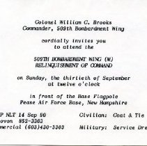 Bavicchi Ephemera Collection, September-October, 1990.