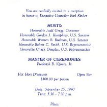 Bavicchi Ephemera Collection, September-October, 1990.