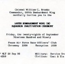 Bavicchi Ephemera Collection, September-October, 1990.