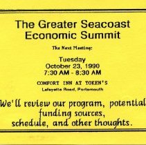 Bavicchi Ephemera Collection, September-October, 1990.