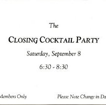 Bavicchi Ephemera Collection, September-October, 1990.