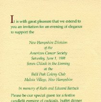 Bavicchi Ephemera Collection, May-June, 1991.