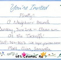 Bavicchi Ephemera Collection, May-June, 1991.