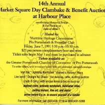 Bavicchi Ephemera Collection, May-June, 1991.