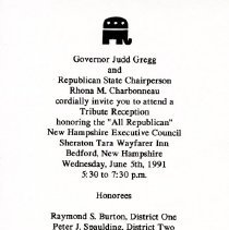 Bavicchi Ephemera Collection, May-June, 1991.