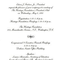 Bavicchi Ephemera Collection, May-June, 1991.