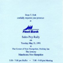 Bavicchi Ephemera Collection, May-June, 1991.