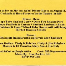 Bavicchi Ephemera Collection, July-August, 1992.