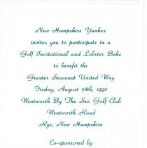 Bavicchi Ephemera Collection, July-August, 1992.