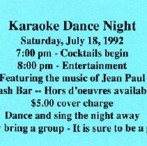 Bavicchi Ephemera Collection, July-August, 1992.