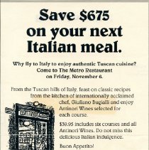 Bavicchi Ephemera Collection, November-December, 1992.