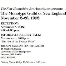 Bavicchi Ephemera Collection, November-December, 1992.