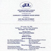 Bavicchi Ephemera Collection, November-December, 1992.