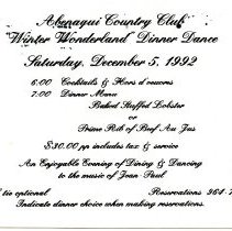 Bavicchi Ephemera Collection, November-December, 1992.