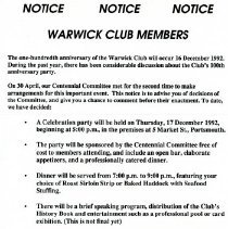 Bavicchi Ephemera Collection, November-December, 1992.