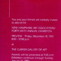 Bavicchi Ephemera Collection, November-December, 1992.