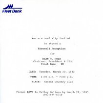 Bavicchi Ephemera Collection, March-April, 1993.