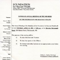 Bavicchi Ephemera Collection, March-April, 1993.