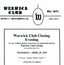 Bavicchi Ephemera Collection, March-April, 1993.