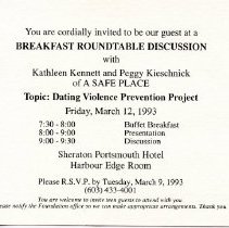 Bavicchi Ephemera Collection, March-April, 1993.