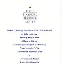 Bavicchi Ephemera Collection, July-August, 1993.