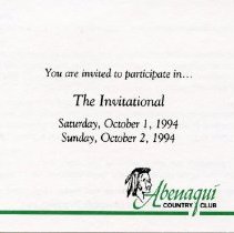 Bavicchi Ephemera Collection,September-October, 1994.