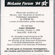 Bavicchi Ephemera Collection,September-October, 1994.