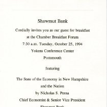 Bavicchi Ephemera Collection,September-October, 1994.