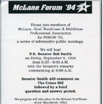 Bavicchi Ephemera Collection,September-October, 1994.