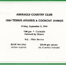 Bavicchi Ephemera Collection,September-October, 1994.