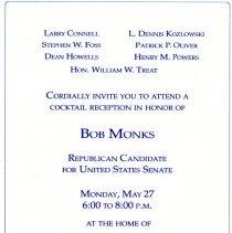 Bavicchi Ephemera Collection, May-June, 1996.