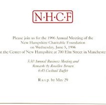 Bavicchi Ephemera Collection, May-June, 1996.