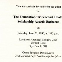 Bavicchi Ephemera Collection, May-June, 1996.