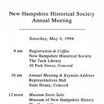 Bavicchi Ephemera Collection, May-June, 1996.