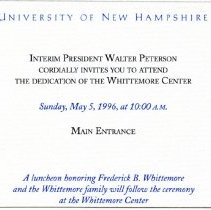 Bavicchi Ephemera Collection, May-June, 1996.