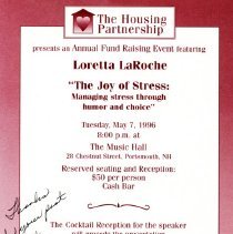 Bavicchi Ephemera Collection, May-June, 1996.