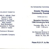 Bavicchi Ephemera Collection, May-June, 1996.