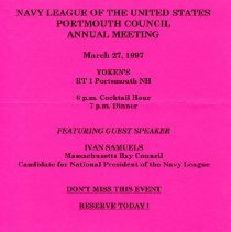 Bavicchi Ephemera Collection, March-April, 1997.