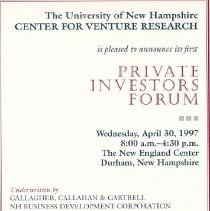 Bavicchi Ephemera Collection, March-April, 1997.