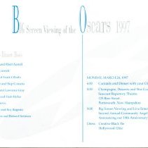 Bavicchi Ephemera Collection, March-April, 1997.