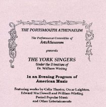 Bavicchi Ephemera Collection, July-August 1997.