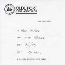 Bavicchi Ephemera Collection, July-August 1997.